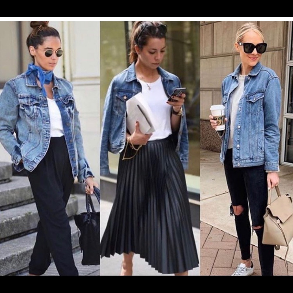 Abercrombie oversized denim jacket XS NEW WITHOUT TAG